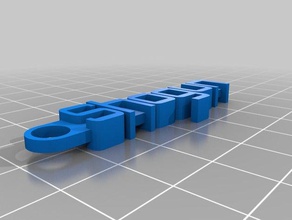 shogun Anahtarlık organizasyon özelleştirilmiş 3d print model - Mito3D