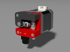 kis extruder - direct drive nema 17 & mk8 175 filament 3d printer extruders bowden e3d v6 3d print model - Mito3D