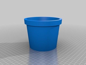 pflanze Topf outdoor & Garten kundengebundene 3d print model - Mito3D