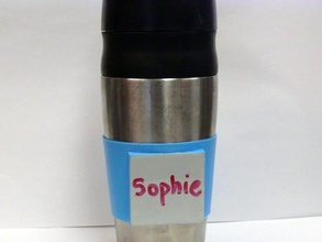 oxo good grips travel mug identifier containers dry erase sacc useful 3d print model - Mito3D
