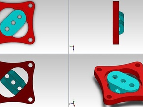 textile de fixation d'autres conteneur tissu abri bâche 3d clip osat reprap tente 3d print model - Mito3D