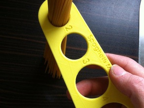spaghetti measure kitchen & dining custom device food good waiste 3d print model - Mito3D