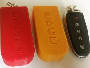 ford keyfob cover automotive edge escape explorer flex focus key fob taurus 3d print model - Mito3D