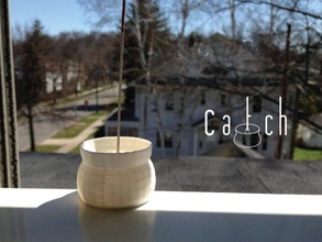 catch sensible incense holder decor ash ashes candle catcher isaac budmen 3d print model - Mito3D