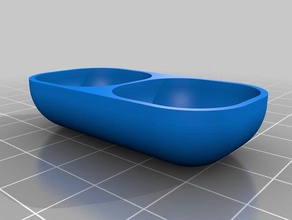 2 square trays organization customized 3d print model - Mito3D