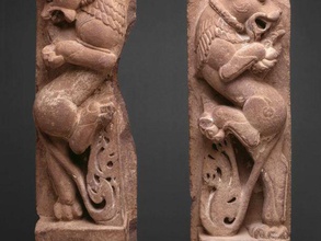 rampant mythique lions vyala 8th9th siècle de droite uniquement les analyses répliques 3d print model - Mito3D