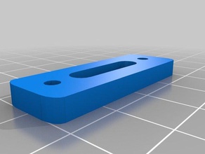 tórax 4mm medio de la placa espaciador La impresión en 3d 3d print model - Mito3D