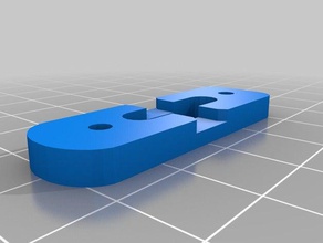 torace 4mm medio piastra distanziale v3 La stampa 3d 3d print model - Mito3D