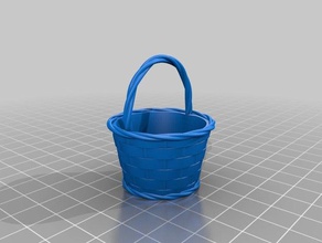 easter basket stl models 3d print model - Mito3D