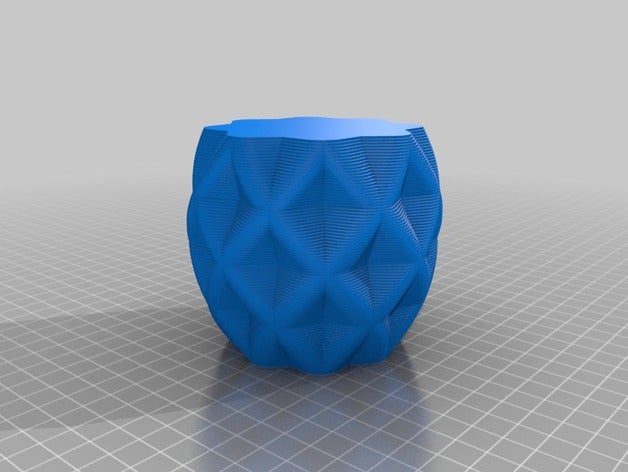 vase v2 décor personnalisé 3D print model - Mito3D