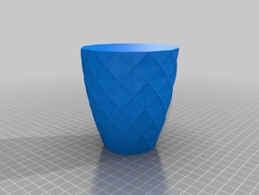vaso v3 decoração personalizado 3d print model - Mito3D