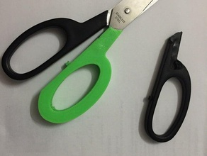 manico forbici - scissor handle 3d print model - Mito3D