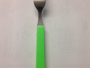 tenedor de mango cocina y comedor 3d print model - Mito3D