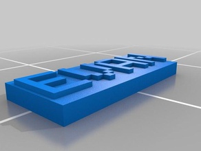 evan 3d baskı özelleştirilmiş 3d print model - Mito3D