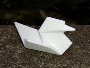 origami-Ente Skulpturen customizer origami 3d print model - Mito3D