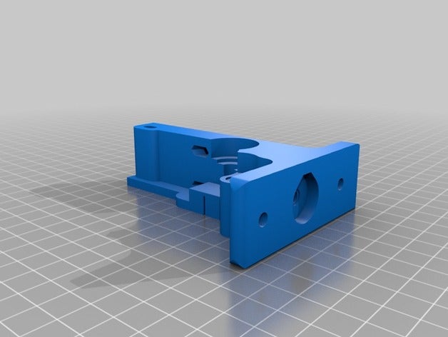 taz 5 verstärkt, Sechskant-extruder-Körper 3d Drucker Zubehör extruder lulzbot 3D print model - Mito3D