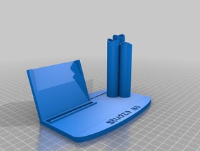 ufficio di sostegno per bq aquaris e5 smartphone accessori 3d print model - Mito3D