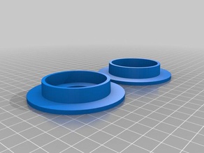 il mio personalizzato parametrico filamento di spool boccola Stampante 3d parti su misura 3d print model - Mito3D