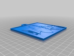 maker savunucusu lithopane 2d sanat özelleştirilmiş 3d print model - Mito3D