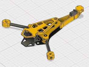 interrupteur à lame 250 mini tricopter r c véhicules drone multicopter multirotor rc 3d print model - Mito3D