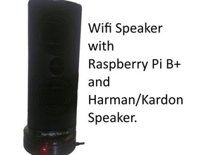 wifi altavoz raspberry pi b+ altavoces harman kardon diy 3d print model - Mito3D