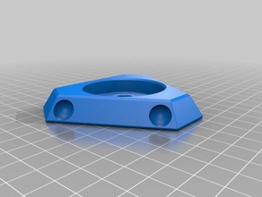 magnetische Effektor Platte delta-Drucker 3d-Drucker Teile Effektor-Platte kossel 3d print model - Mito3D