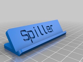 my customized game tile holder games 3d print model - Mito3D
