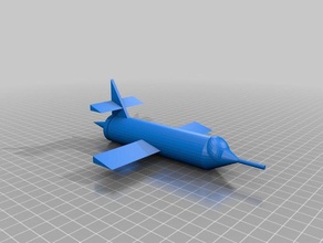 supersonic bell x-1 plane 3d printing 3d print model - Mito3D