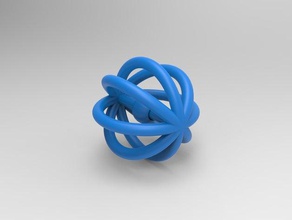 molecular ball mechanical toys atom construction jumping toy model molecule 3d print model - Mito3D