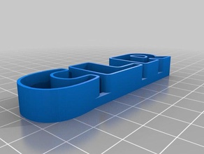 meine angepasste text-Speicherung clr Skulpturen kundengebundene 3d print model - Mito3D