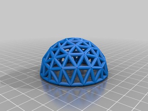 jeodezik kubbe diğer bucky topu uzay çerçeve 3d print model - Mito3D