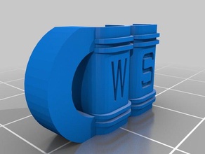ws books keychains customized 3d print model - Mito3D