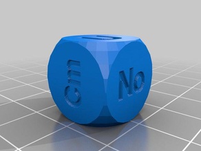 dice radioactive elements customized 3d print model - Mito3D