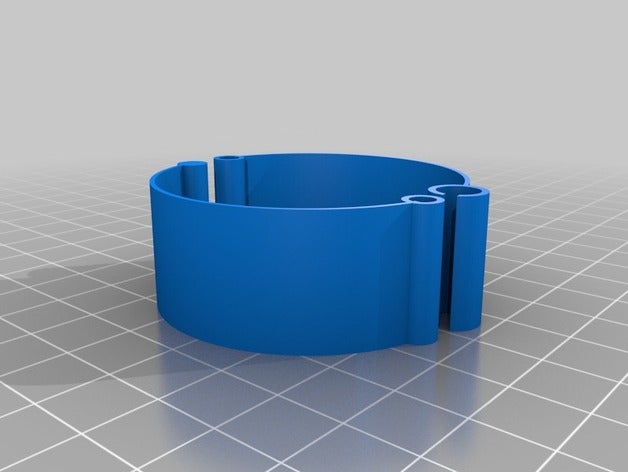 my customized clasp simpler watchband bracelets 3D print model - Mito3D
