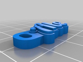 mi personalizados hd fuente llavero v2 700 fuentes organización personalizado 3d print model - Mito3D