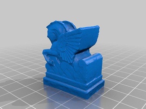 double pegasus sculptures brooklyn brooklynmuseum captured coney island scan 3d print model - Mito3D