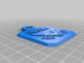 outsider keychain accessories 3d print model - Mito3D