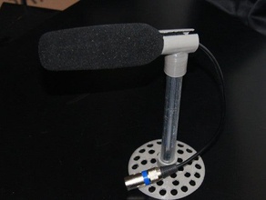 conduit microphone stand audio instrument karao kareok music recording songs sound 3d print model - Mito3D