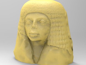 estátua mulher egípcia novo reino ca 1550 a c -1070 esculturas chicago museu field michael jackson 3d print model - Mito3D
