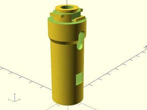 honda crx fuel door latch automotive repair replacement 3d print model - Mito3D