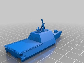lcs-4 aegis coronado lcs misil de la marina nave usn 3d print model - Mito3D