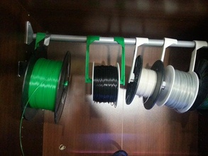 best coat rack spool holder 3d printer accessories closet hanger close filament replicator 3d print model - Mito3D