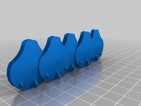 meine individuelle Fisch-Skala-impact Weste kundengebundene 3d print model - Mito3D