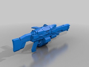 destiny's horilogium machine gun playsets diorama miniature 3d print model - Mito3D