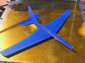sparrow glider toys games airplane fly flying 3d print model - Mito3D