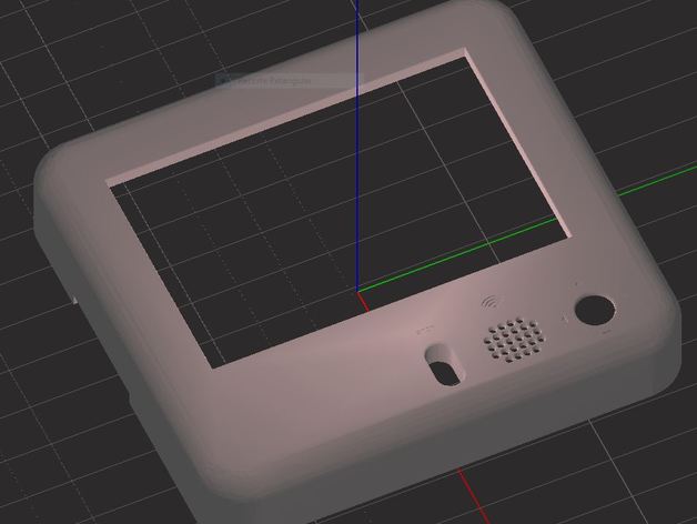 caixa de lcd12864 suport A impressão 3d 3D print model - Mito3D