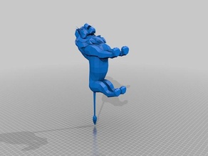 el rey león simba, nala las esculturas de la decoración disney simba boda 3d print model - Mito3D