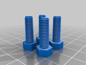 4 m5 16 mm bolts 3d printer accessories customized 3d print model - Mito3D