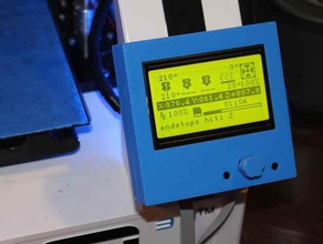 sainsmart lcd smart controller 12864 case 3d printer parts robo3d robo 3d print model - Mito3D