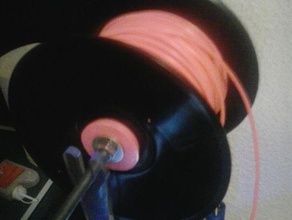 filament holder 3d printer accessories 608 bearing cone spool 3d print model - Mito3D